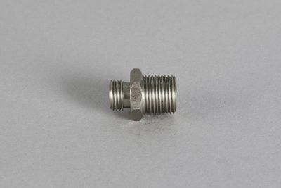 Double nipple  - stainless steel G3/8“ on G1/4“