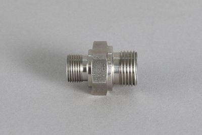 Double nipple  - stainless steel G1/2“ on G3/8“